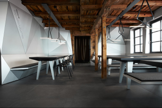 Illustration for article titled This Audi Ski Lodge Is Being Eaten By a Glitch From the Future